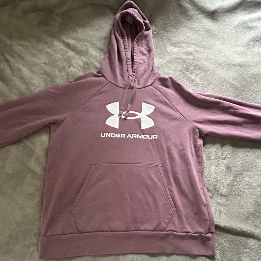Under Armour Women's Rival Fleece Big Logo Hoodie size medium